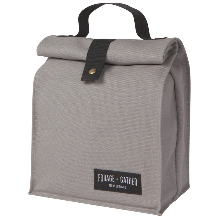 Forage And Gather Gray Lunch Bag