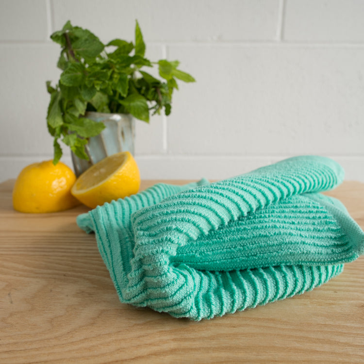 Ripple Lucite Green Dishcloth Set of 2