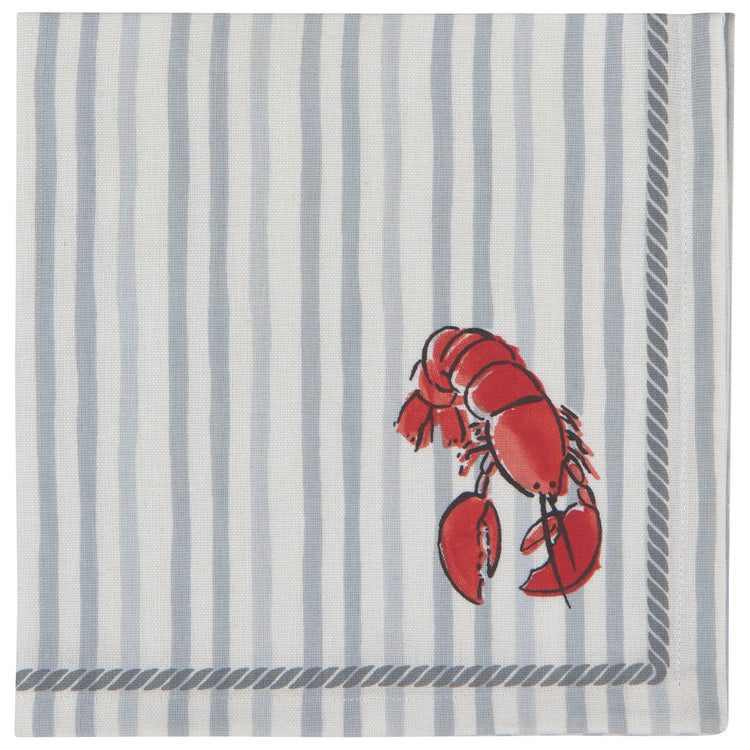 Lobster Printed Napkins Set of 4