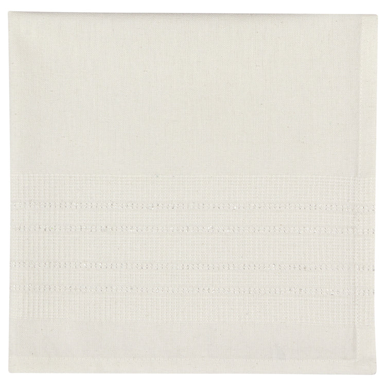 Estela White Woven Napkins Set of 4