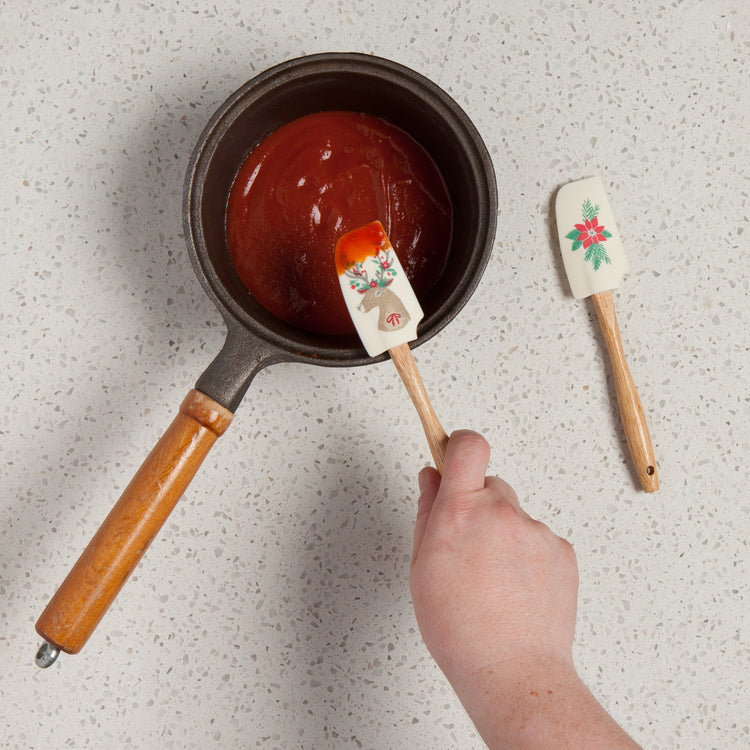 Dasher Deer Mini Silicone Spatulas Set of 2