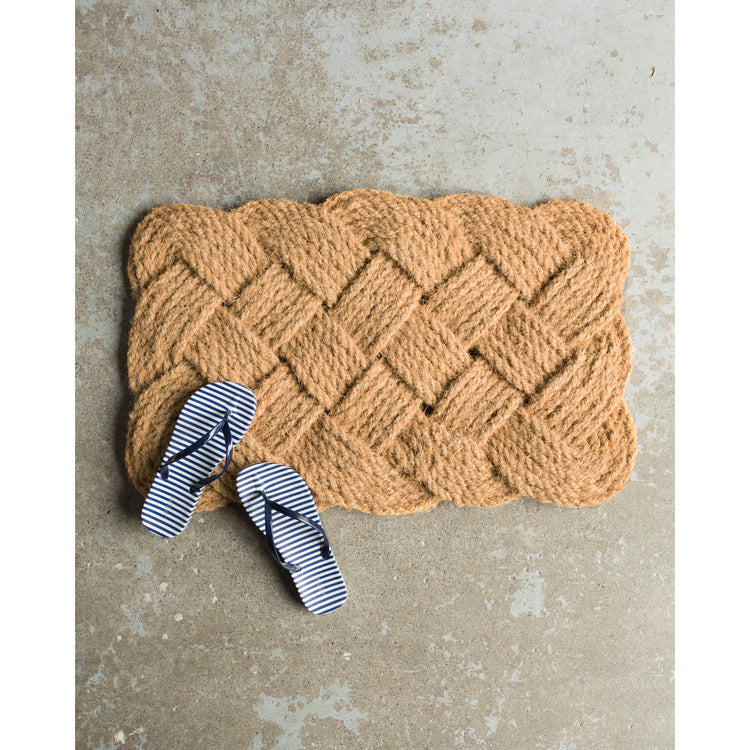 Braided Coir Rope Doormat