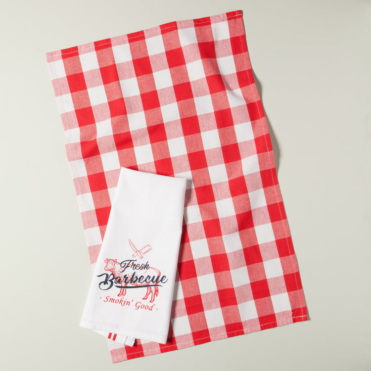 BBQ Coordinated Dishtowels Set of 2