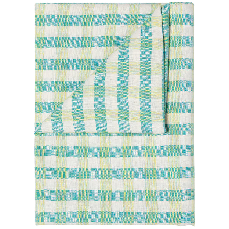 Second Spin Twisted Teal Tablecloth 90 x 60 inches