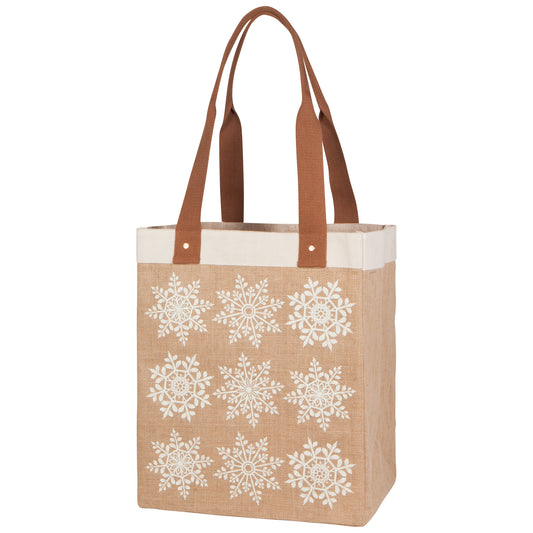 Good Tidings Laminated Lining Shopping Tote
