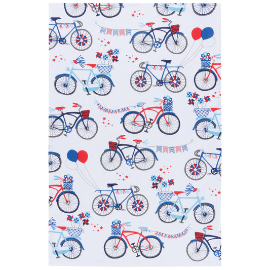 Stars and Spokes Cotton Dishtowel