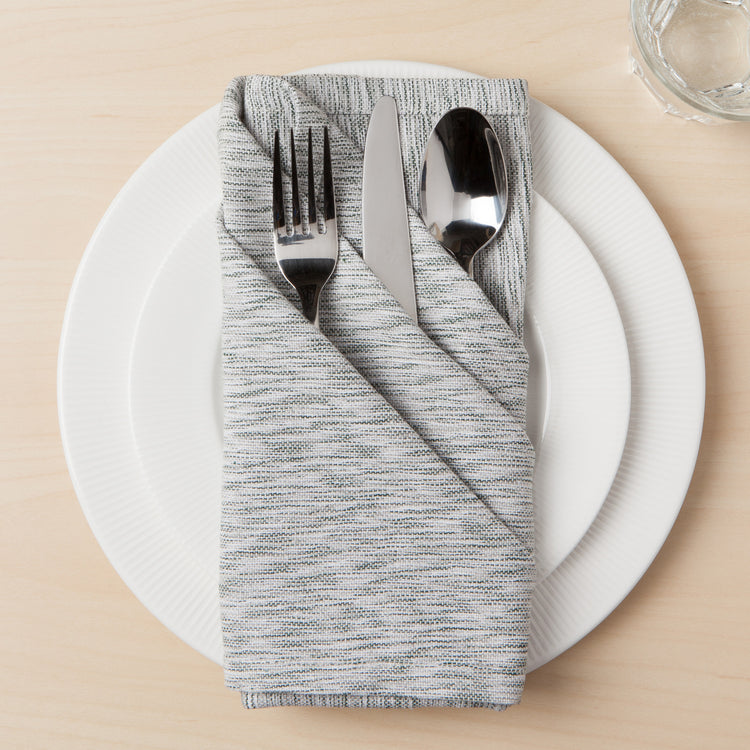 Second Spin Twisted Gray Napkins Set of 4