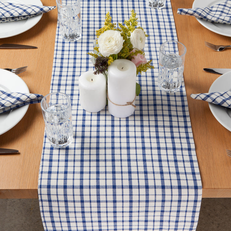 Second Spin Belle Plaid Table Runner
