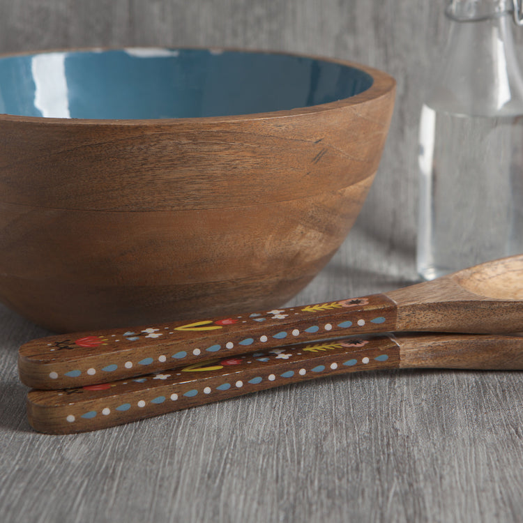 Frida Mango Wood Salad Servers Set of 2