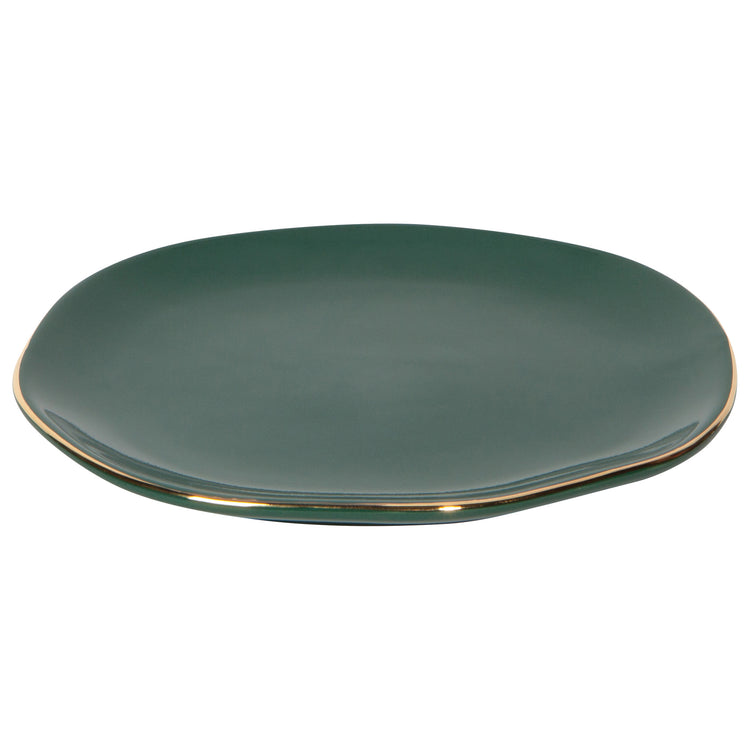 Jewel Pebble Appetizer Plates Set of 4