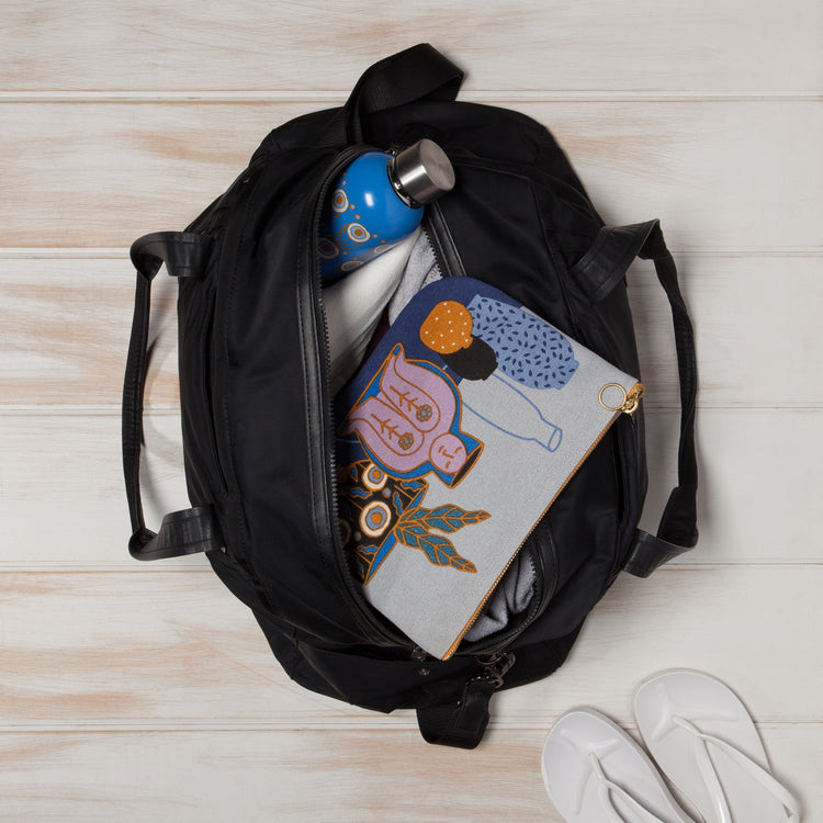 Still Life Large Zipper Pouch