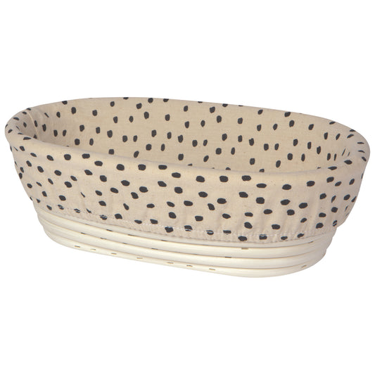 Banneton Dot Cotton Liner Oval
