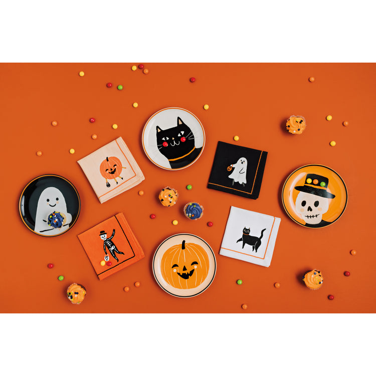 Boo Crew Appetizer Plates Set of 4