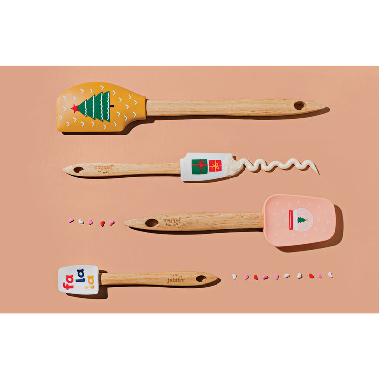 Ugly Christmas Sweater Silicone Spoonulas Set of 2