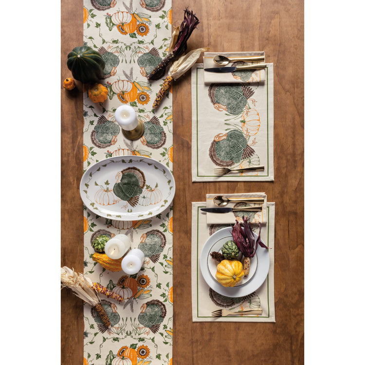 Cornucopia Printed Napkins Set of 4