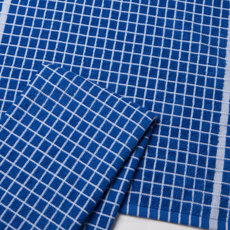 Terry Dishtowels Royal Blue Set of 2