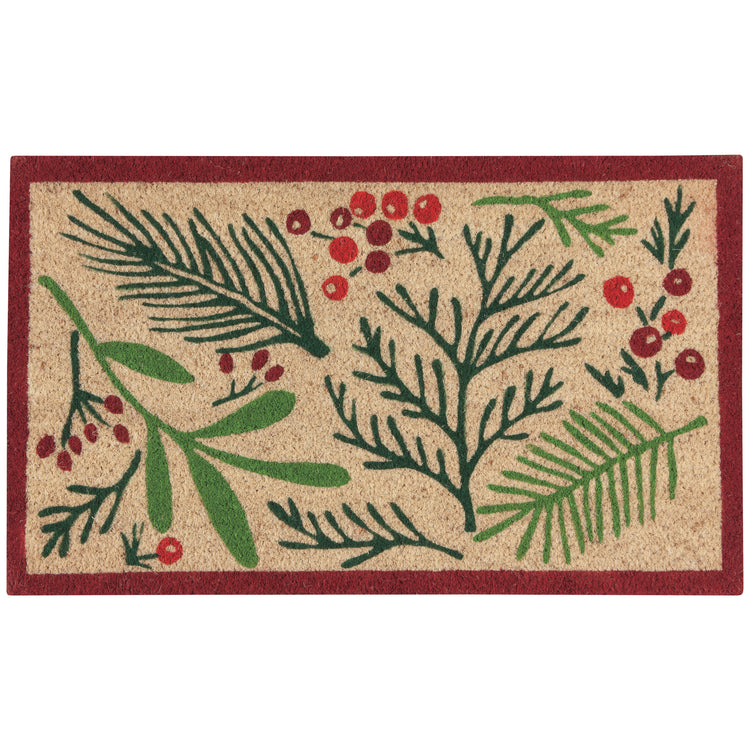 Bough and Berry Coir Fibre Doormat