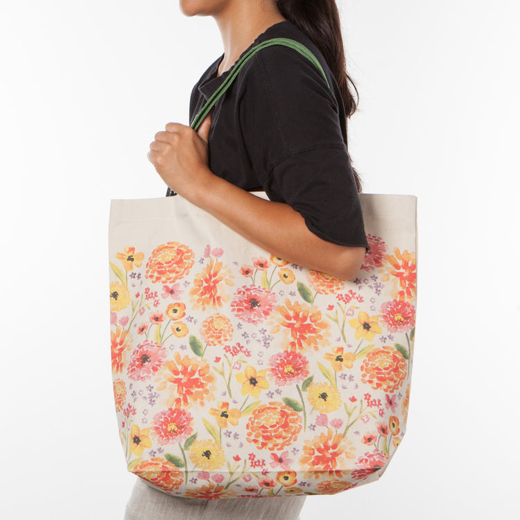 Cottage Floral Tote Bag