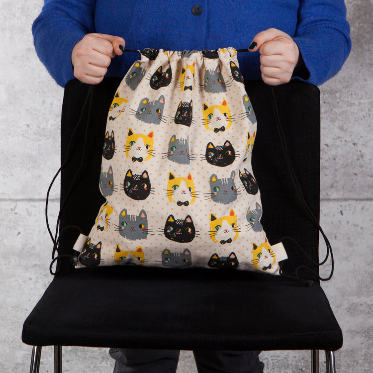 Meow Meow Cinch Backpack