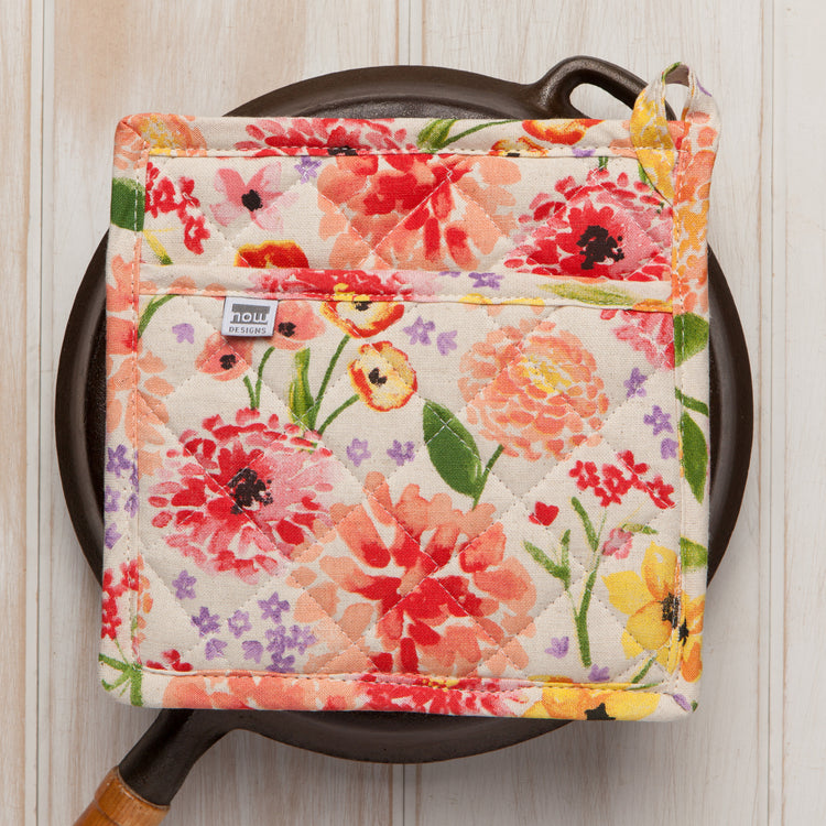 Cottage Floral Classic Potholder