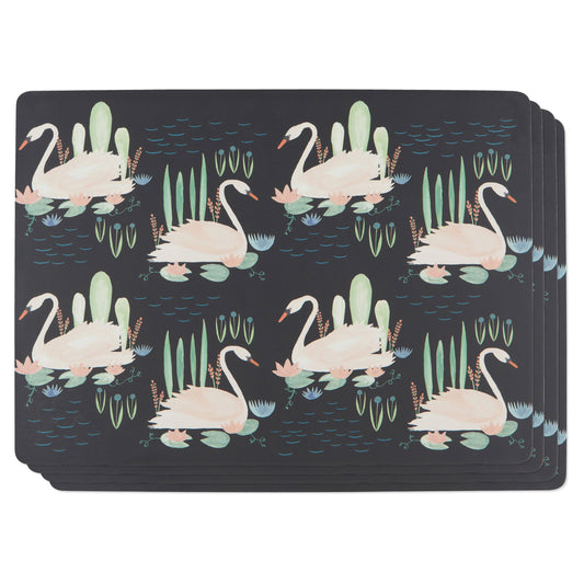 Swan Lake Cork Backed Placemats Set of 4