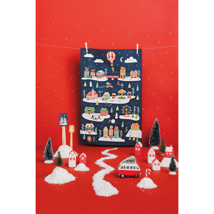 Candy Cane Lane Cotton Dishtowels Set of 2