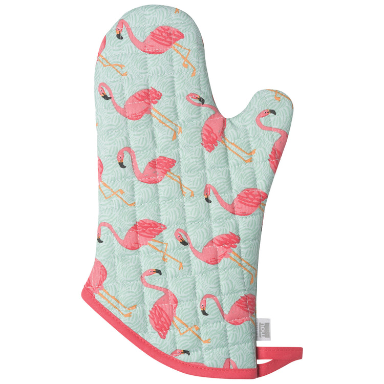 Flamingos Chef Quilted Oven Mitt