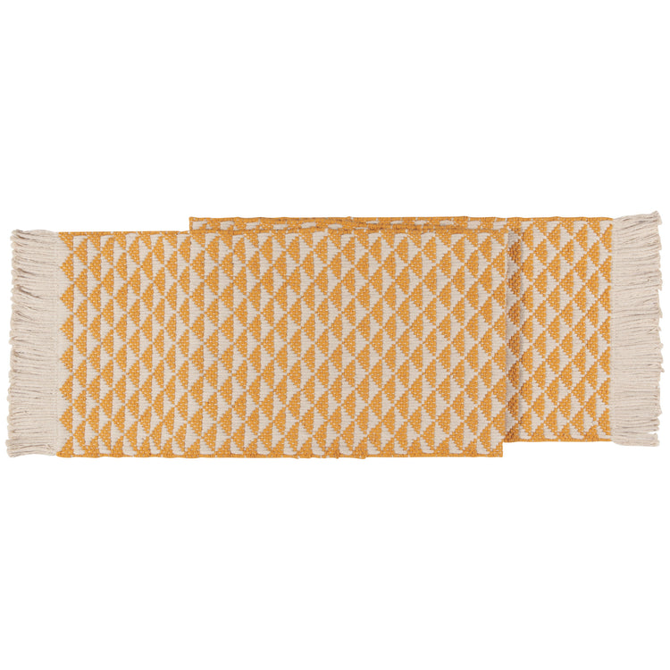 Ochre Everett Table Runner 72 Inches