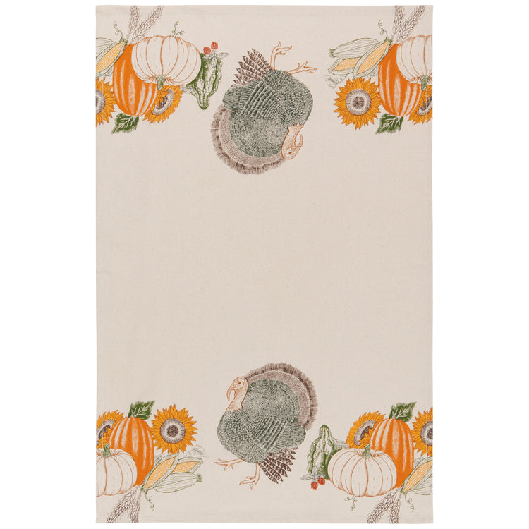Cornucopia Printed Cotton Dishtowel
