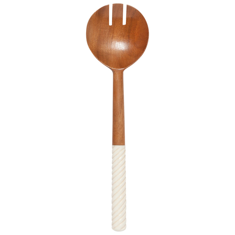 Resin Acacia Wood Salad Servers Set of 2