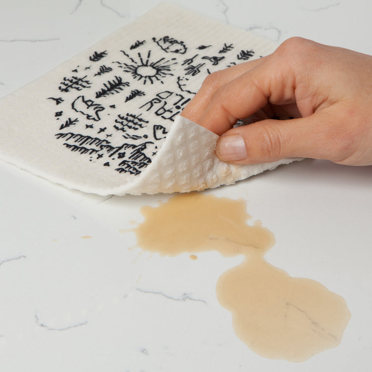 Stay Wild Swedish Sponge Cloth