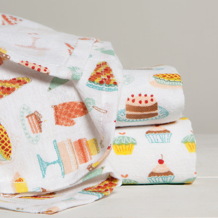 Cake Walk Bakers Floursack Dishtowel Set of 3