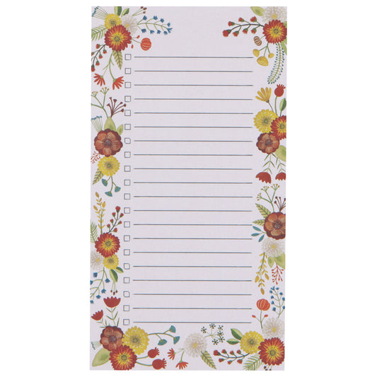 Golden Bloom List It Magnetic Notepad