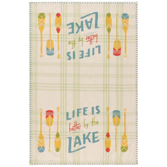 Lake Life Cotton Dishtowel