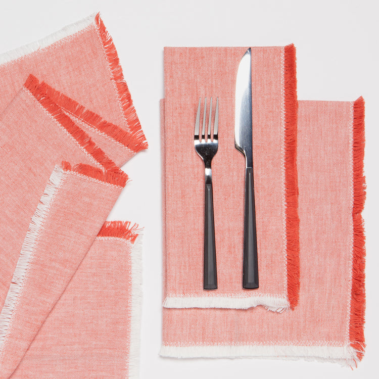 Clay Chambray Napkins Set of 4