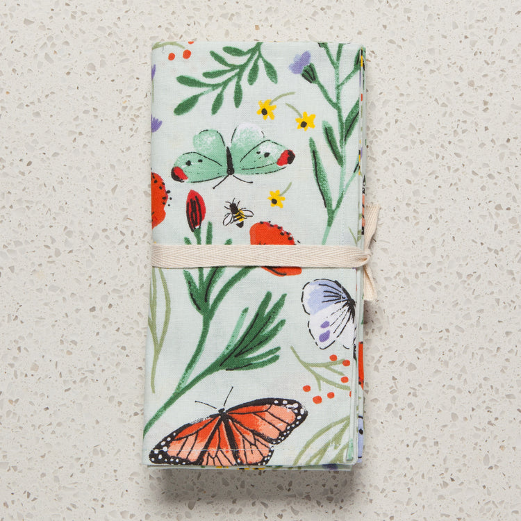 Morning Meadow Printed Napkins Set of 4