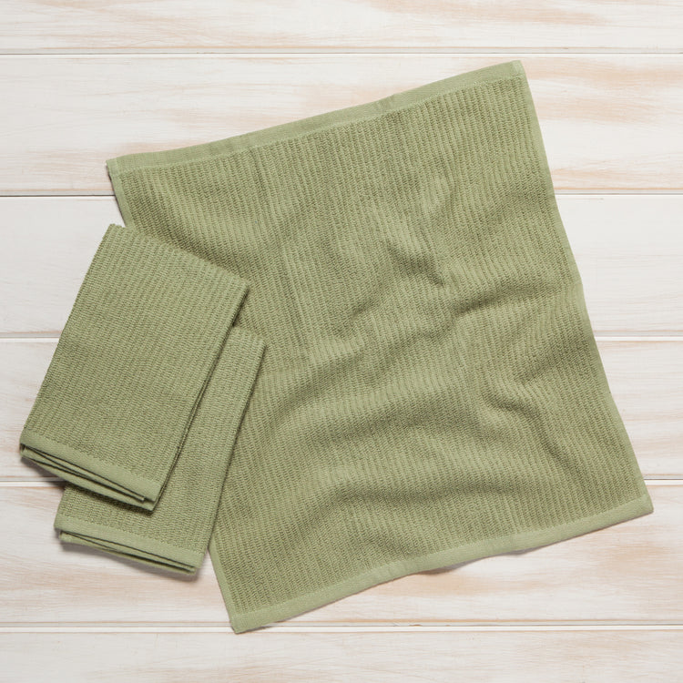 Barmop Sage Green Dishtowels Set of 3