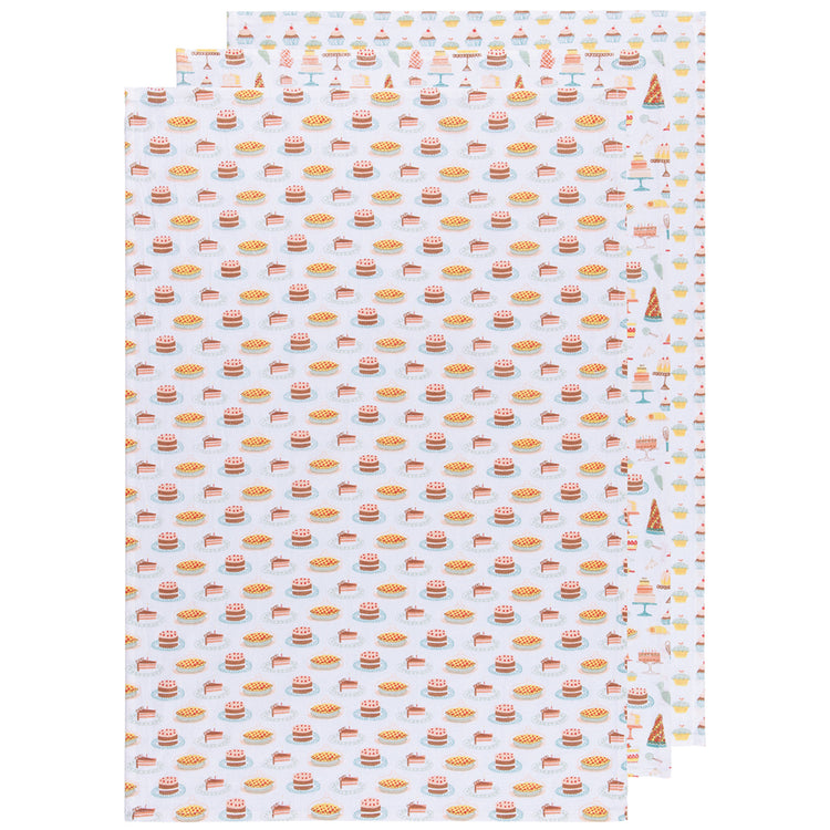 Cake Walk Bakers Floursack Dishtowel Set of 3