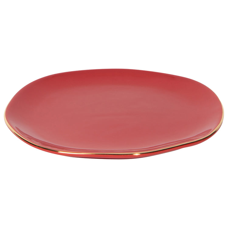 Jewel Pebble Appetizer Plates Set of 4