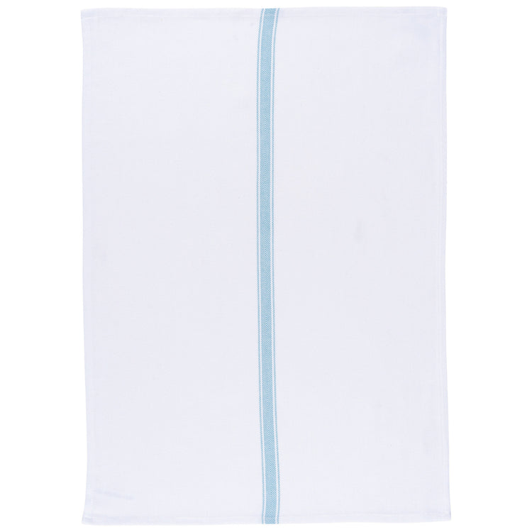 Brooklyn Stripe Turquoise Dishtowels Set of 4
