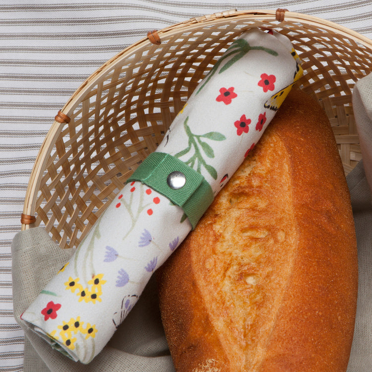 Morning Meadow Roll Up Utensil Set of 5