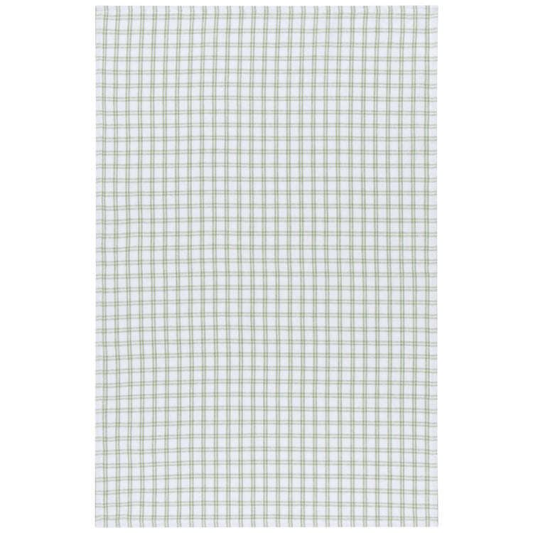 Tic Tac Toe Sage Green Dishtowels Set of 3