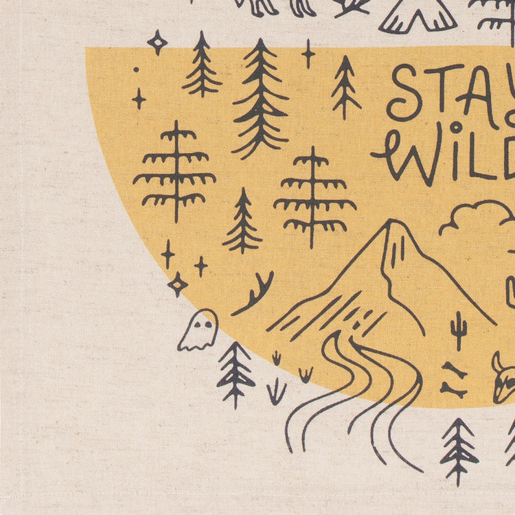 Stay Wild Printed Dishtowel Set of 2