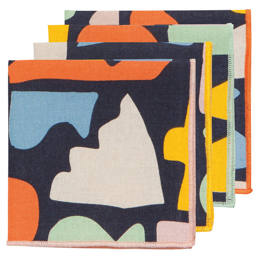 Doodle Cocktail Napkins Set of 4