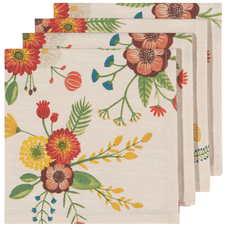 Goldenbloom Printed Napkins Set of 4