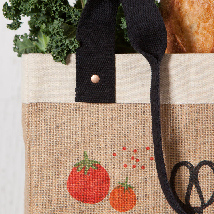 Garden Dig It Shopping Tote Laminated Lining