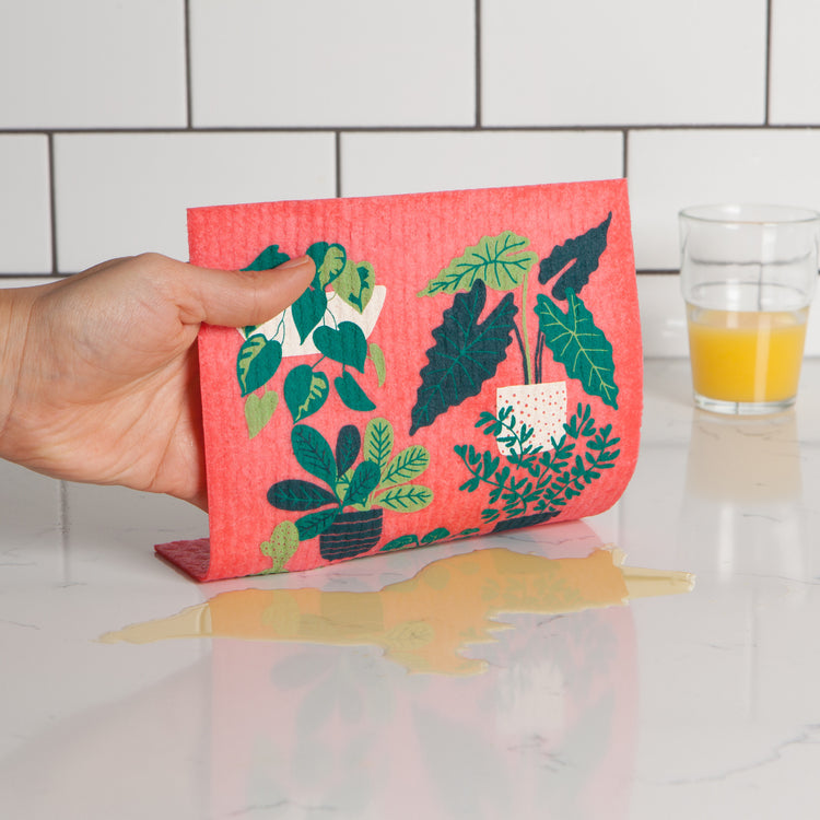 Let It Grow Swedish Dishcloth
