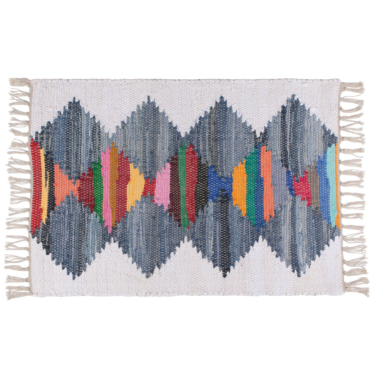 Fanfare Cotton Chindi Rug 2 x 3 Ft