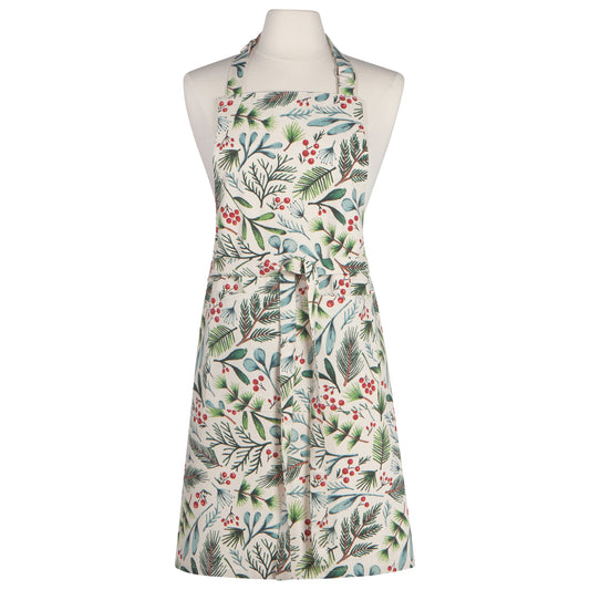 Bough and Berry Chef's Cotton Apron