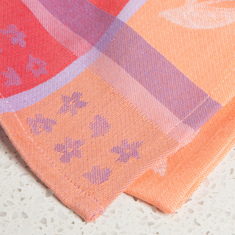 Cottage Floral Jacquard Dishtowel